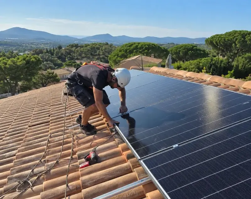 Installateur panneaux solaires Attignat — pose photovoltaïque sur toiture