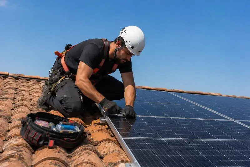 Maintenance et monitoring de panneaux solaires à Attignat