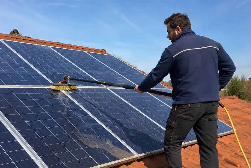 Nettoyage et entretien de panneaux solaires à Attignat